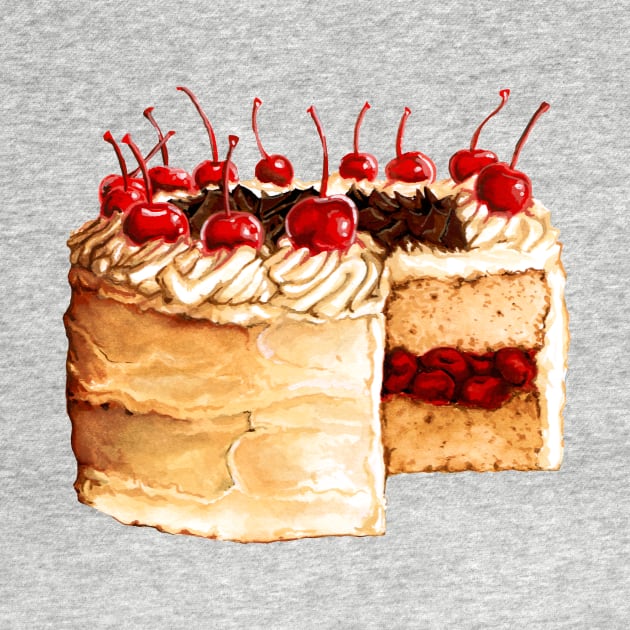 Vanilla Cherry Cake by KellyGilleran